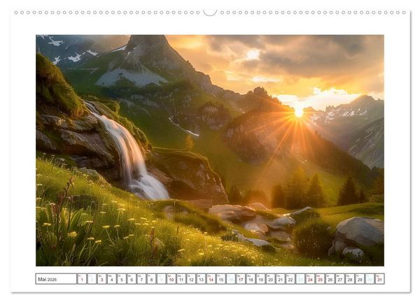 Produktbild: Wo Wasser und Magie sich vereinen (Wandkalender 2026 DIN A2 quer), CALVENDO Monatskalender