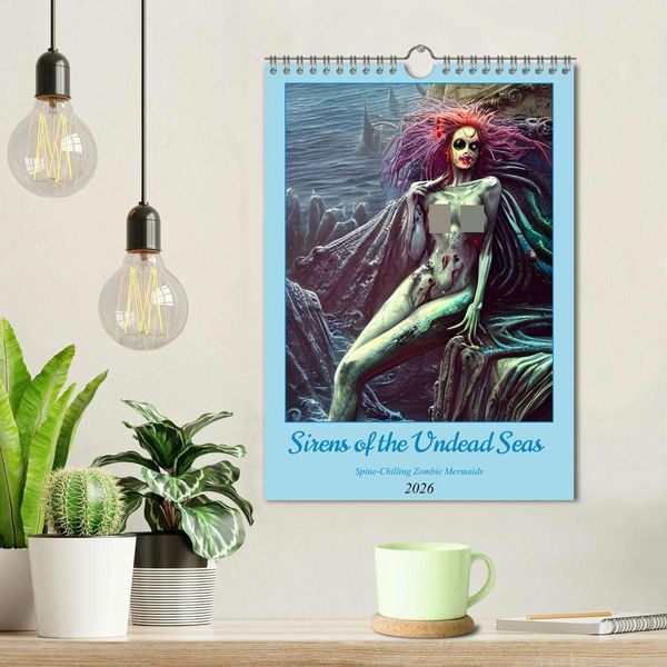 Produktbild: Sirens of the Undead Seas (Wall Calendar 2026 DIN A4 portrait), CALVENDO 12 Month Wall Calendar