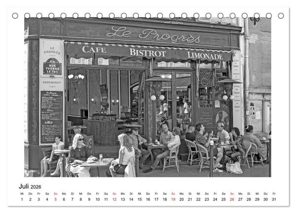 Produktbild: Paris vive la m&eacute;tropole (Tischkalender 2026 DIN A5 quer), CALVENDO Monatskalender