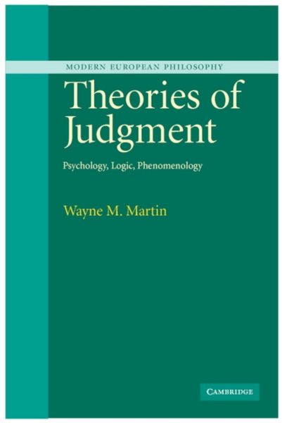 Produktbild: Theories of Judgment