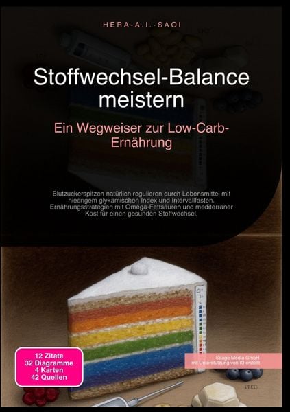 Produktbild: Stoffwechsel-Balance meistern: Ein Wegweiser zur Low-Carb-Ern&auml;hrung