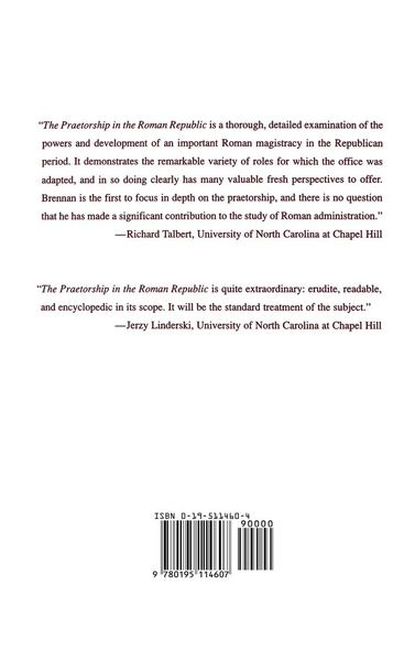 Produktbild: The Praetorship in the Roman Republic