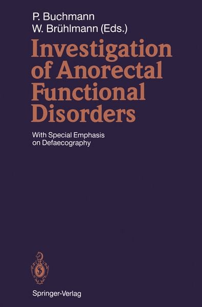 Produktbild: Investigation of Anorectal Functional Disorders