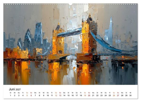 Produktbild: Europa Eleganz - Premium Edition (Wandkalender 2027 DIN A2 quer), CALVENDO Monatskalender