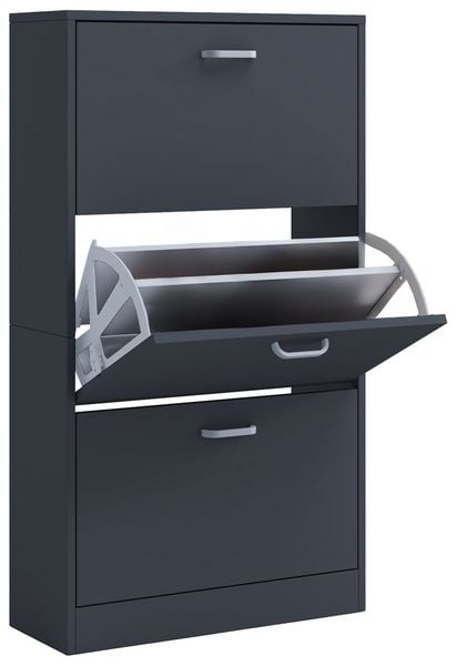 Produktbild: Holz Regal Schuhschrank Schuhkipper Serie Sipos L