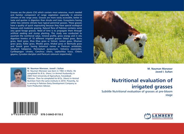 Produktbild: Nutritional evaluation of irrigated grasses