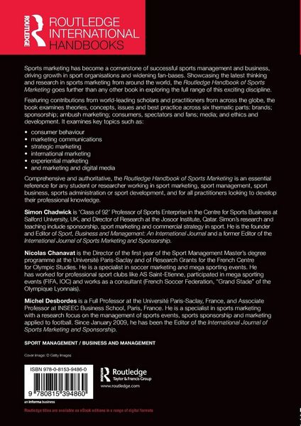 Produktbild: Routledge Handbook of Sports Marketing
