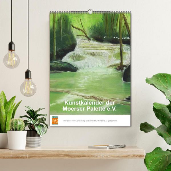 Produktbild: Kunstkalender der Moerser Palette e.V. (Wandkalender 2026 DIN A2 hoch), CALVENDO Monatskalender