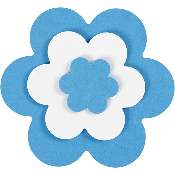 Produktbild: Creativ Company Stanzer-Set, Blume, Gr&ouml;&szlig;e 25+49+75 mm, 3 Stk
