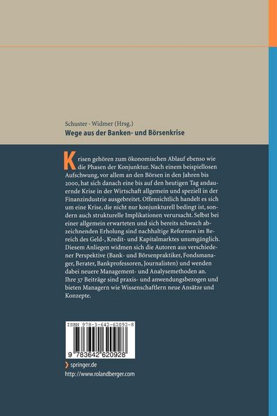 Produktbild: Wege aus der Banken- und B&ouml;rsenkrise