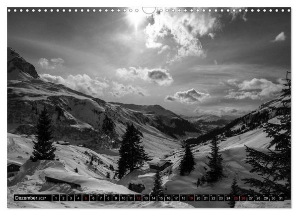 Produktbild: Stille Momente in Schwarz-Weiss (Wandkalender 2027 DIN A3 quer), CALVENDO Monatskalender