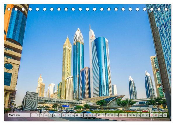 Produktbild: Dubai - Traumstadt der Scheichs (Tischkalender 2026 DIN A5 quer), CALVENDO Monatskalender