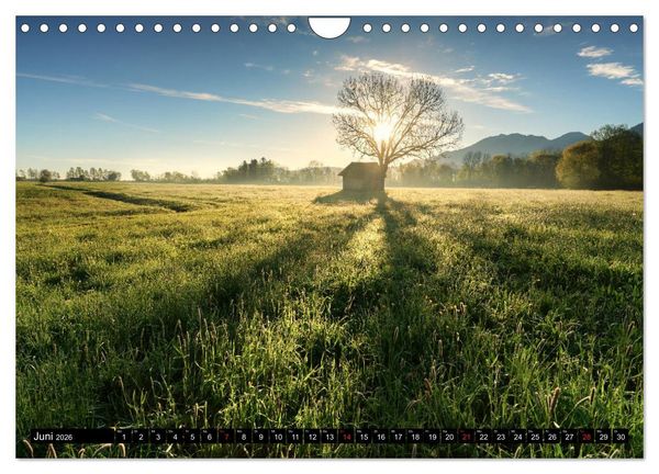 Produktbild: Bayerische Landschaften (Wandkalender 2026 DIN A4 quer), CALVENDO Monatskalender