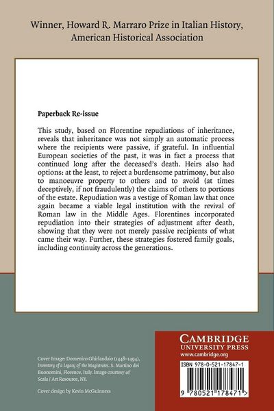 Produktbild: Heirs, Kin, and Creditors in Renaissance Florence