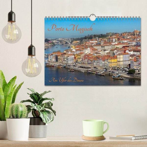 Produktbild: Porto Magisch - Am Ufer des Douro (Wandkalender 2027 DIN A4 quer), CALVENDO Monatskalender