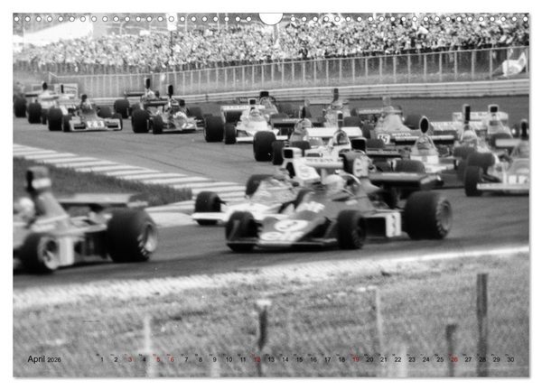Produktbild: Grand Prix - Formel-Rennen 1972-1977 (Wandkalender 2026 DIN A3 quer), CALVENDO Monatskalender
