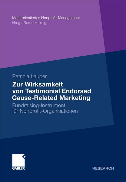 Produktbild: Zur Wirksamkeit von Testimonial Endorsed Cause-Related Marketing