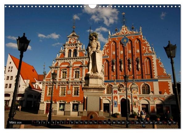 Produktbild: Riga + Jurmala (Wandkalender 2026 DIN A3 quer), CALVENDO Monatskalender