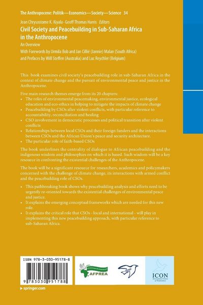 Produktbild: Civil Society and Peacebuilding in Sub-Saharan Africa in the Anthropocene
