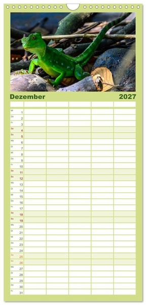 Produktbild: Familienplaner 2027 - Costa Rica - Naturparadies zwischen Karibik und Pazifik mit 5 Spalten (Wandkalender, 21 x 45 cm) CALVENDO