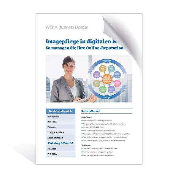 Produktbild: Imagepflege in digitalen Medien