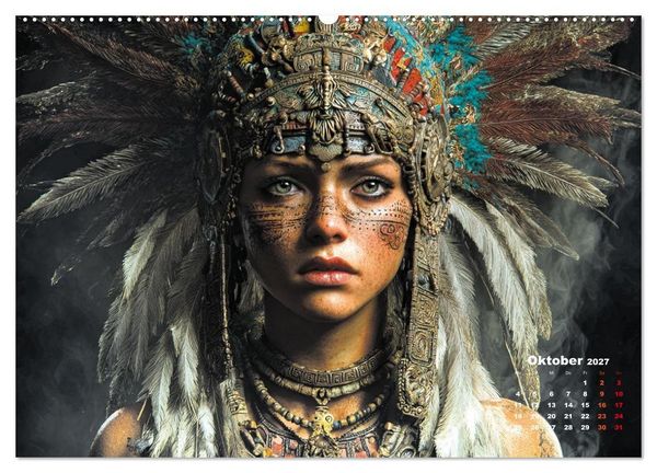Produktbild: Azteken - Im Glanz der ewigen Sonne (Wandkalender 2027 DIN A2 quer), CALVENDO Monatskalender