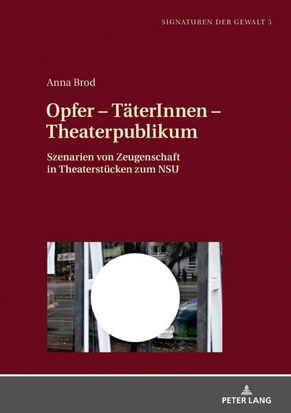 Produktbild: Opfer &ndash; T&auml;terInnen &ndash; Theaterpublikum