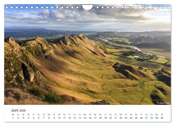 Produktbild: Neuseelands Berge (Wandkalender 2026 DIN A4 quer), CALVENDO Monatskalender