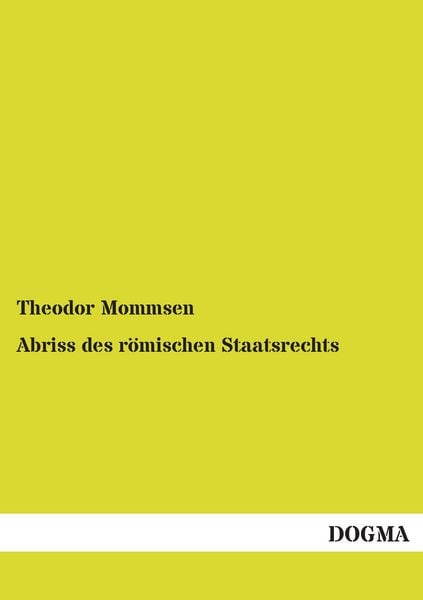 Produktbild: Abriss des r&ouml;mischen Staatsrechts