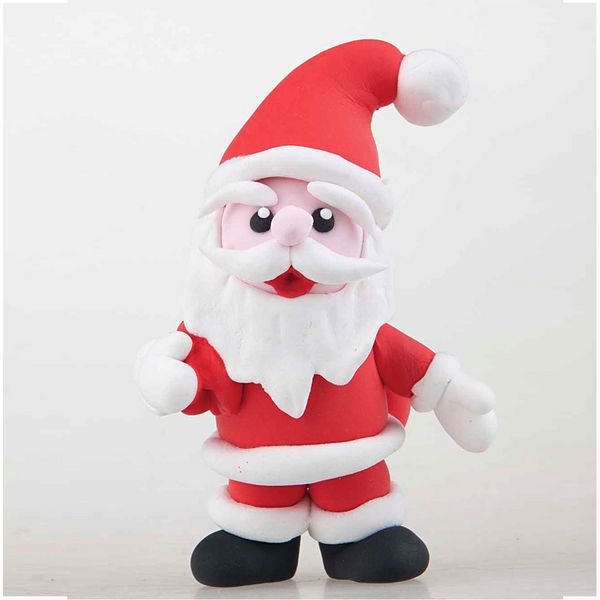 Produktbild: Creativ Company Silk Clay&reg;, Weihnachtsfarben, 6x14 g