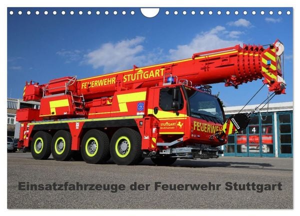 Produktbild: Einsatzfahrzeuge der Feuerwehr Stuttgart (Wandkalender 2027 DIN A4 quer), CALVENDO Monatskalender