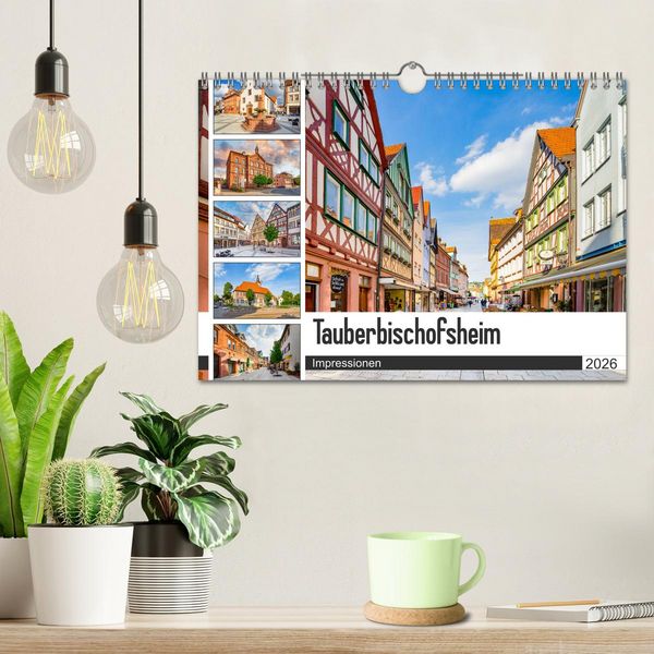 Produktbild: Tauberbischofsheim Impressionen (Wandkalender 2026 DIN A4 quer), CALVENDO Monatskalender