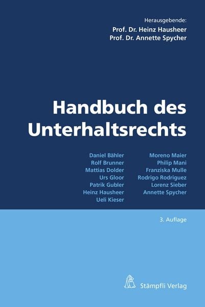 Produktbild: Handbuch des Unterhaltsrechts