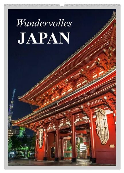 Produktbild: Wundervolles Japan (Wandkalender 2026 DIN A2 hoch), CALVENDO Monatskalender