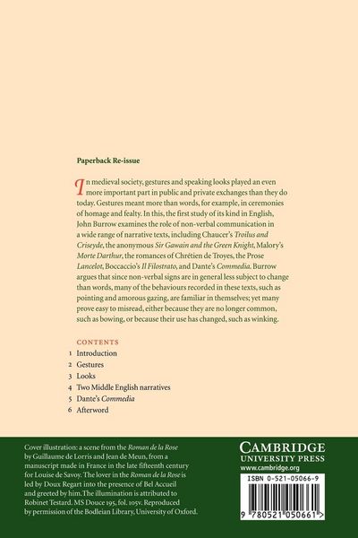 Produktbild: Gestures and Looks in Medieval Narrative