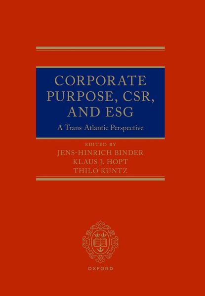 Produktbild: Corporate Purpose, CSR, and ESG