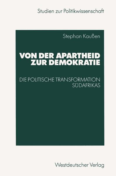 Produktbild: Von der Apartheid zur Demokratie
