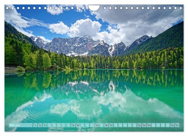 Produktbild: Bergseen zum Tr&auml;umen (Wandkalender 2026 DIN A4 quer), CALVENDO Monatskalender