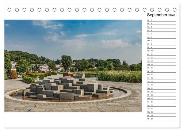 Produktbild: Ostseebad Binz &ndash; Zeit f&uuml;r Erholung (Tischkalender 2026 DIN A5 quer), CALVENDO Monatskalender