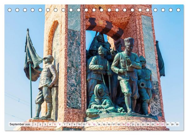 Produktbild: Istanbul - die Stadt zwischen zwei Welten (Tischkalender 2026 DIN A5 quer), CALVENDO Monatskalender