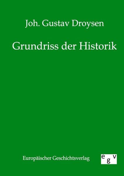 Produktbild: Grundriss der Historik