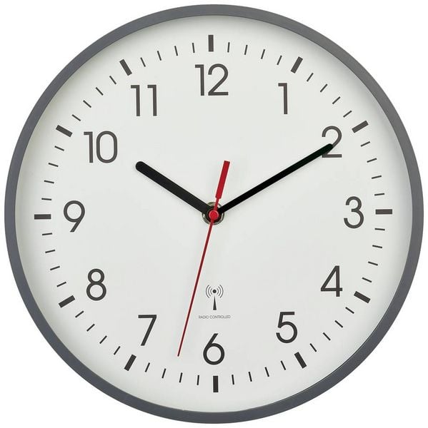 Produktbild: TFA Analoge Funk-Wanduhr