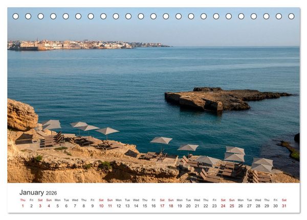 Produktbild: Sicily - The island where winter does not exist (Desk Calendar 2026 DIN A5 landscape), CALVENDO 12 Month DeskCalendar