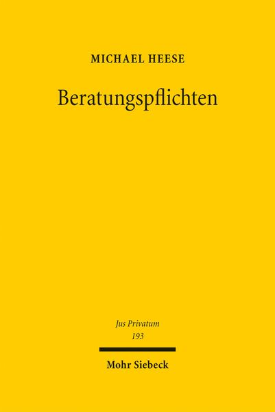 Produktbild: Beratungspflichten