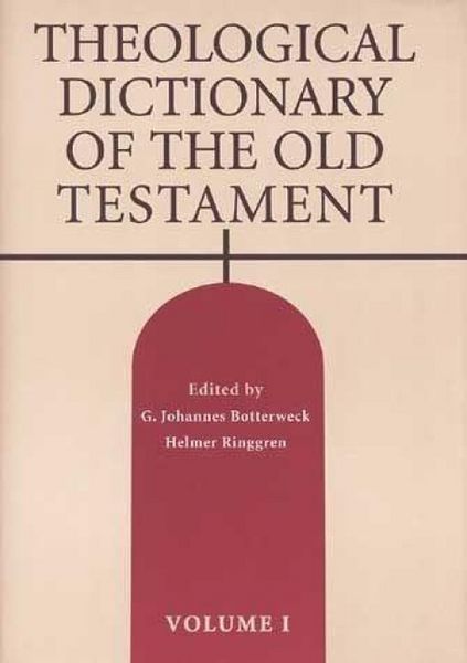 Produktbild: Theological Dictionary of the Old Testament, Volume I
