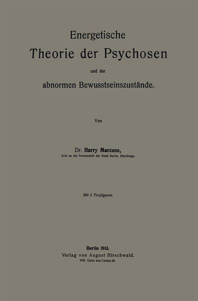 Produktbild: Energetische Theorie der Psychosen und der abnormen Bewusstseinszust&auml;nde