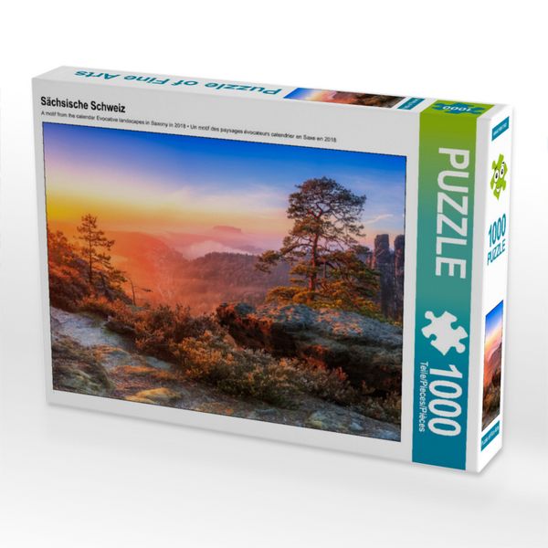 Produktbild: CALVENDO Puzzle S&auml;chsische Schweiz | 1000 Teile Lege-Gr&ouml;&szlig;e 64x48cm Foto-Puzzle f&uuml;r gl&uuml;ckliche Stunden