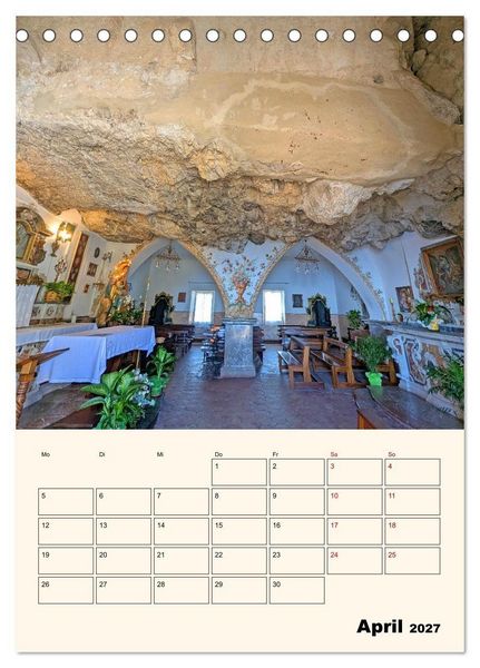 Produktbild: Taormina - &Auml;tna, Meer und antike Steine (Tischkalender 2027 DIN A5 hoch), CALVENDO Monatskalender