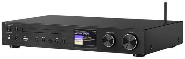 Soundmaster ICD4350SW CD-Player Schwarz WLAN, DAB+, CD-Player, Bluetooth , Internetradio -