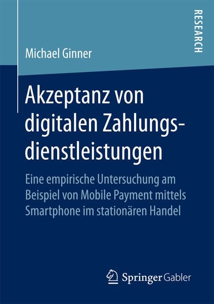 Produktbild: Akzeptanz von digitalen Zahlungsdienstleistungen